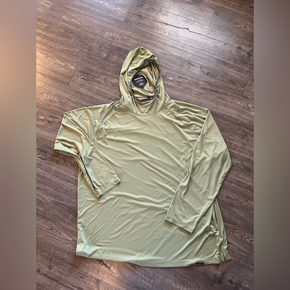 Men's Truewerk Olive Green Hooded Shirt